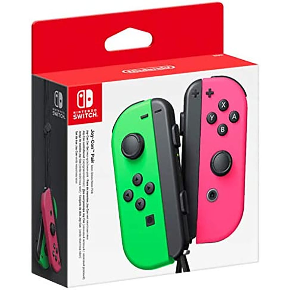 NINTENDO SWITCH: COPPIA DI JOY-CON VERDE/ROSA NEON